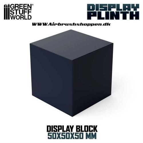 Display Block 5x5 cm 50mm - GSW base sort